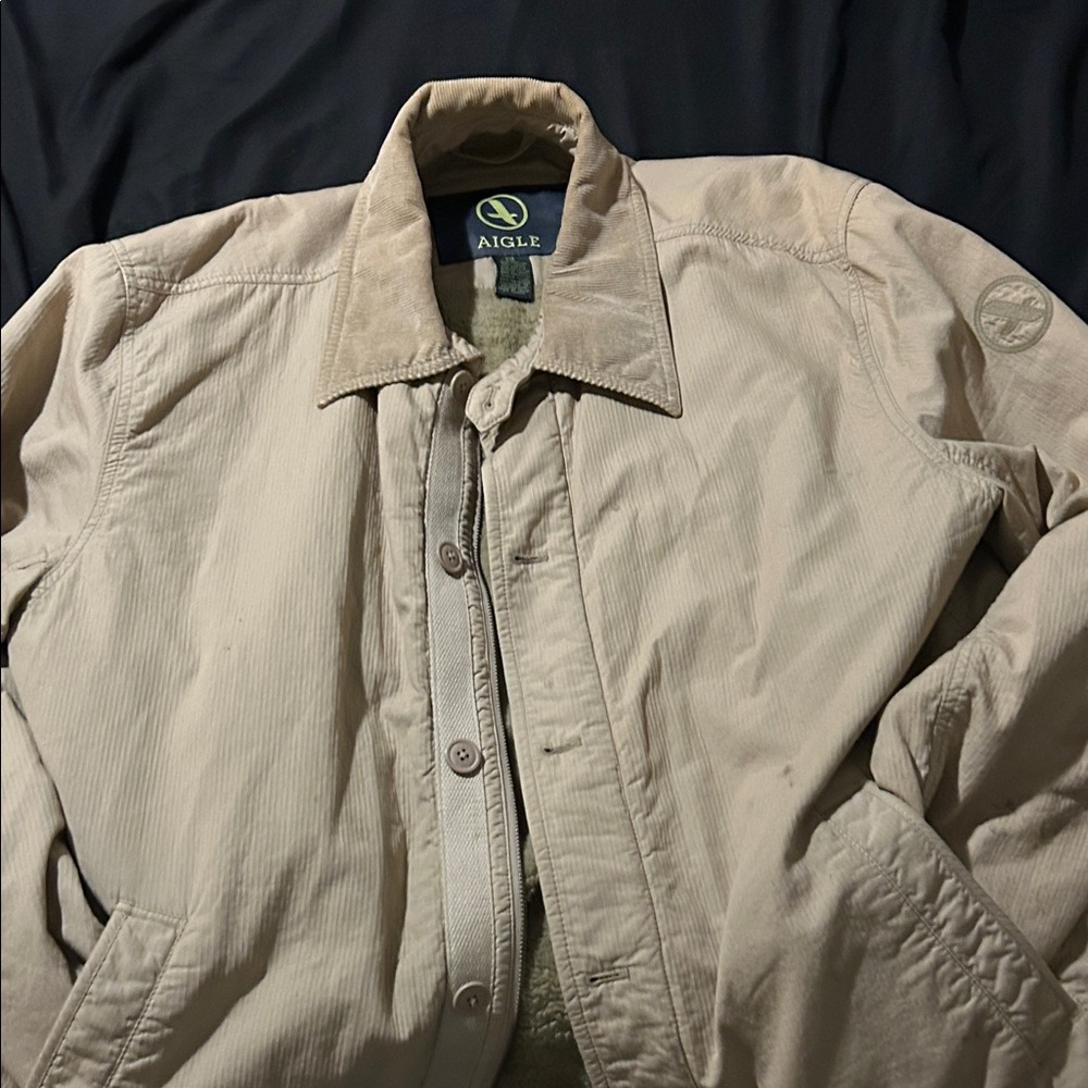 Aigle Men's Beige Lightweight Jacket